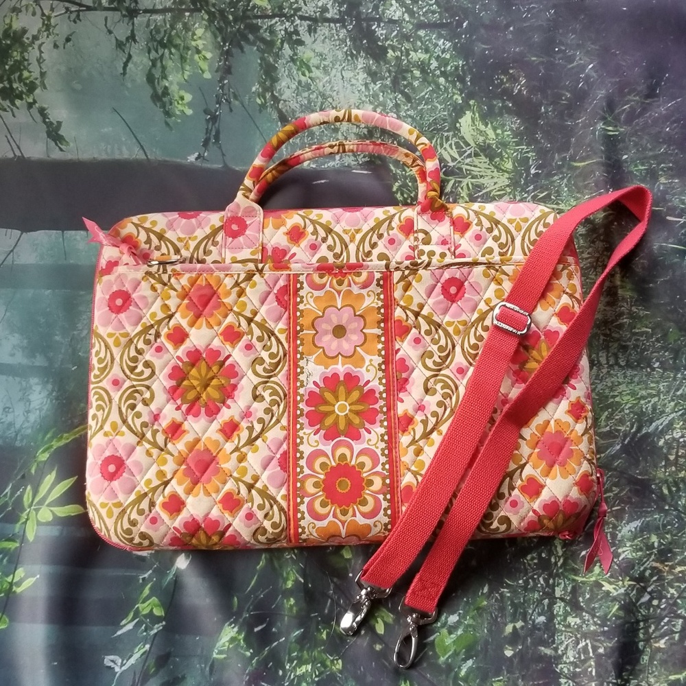 Vera Bradley large hard laptop case